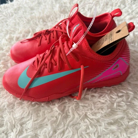 Nike Mercurial VAPOR Air Zoom 16 Academy TF6Y 7.5/8 W Orange Turquoise Pink